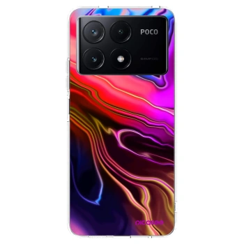 Picasee Xiaomi Poco X6 Pro Hülle - Transparentes Silikon - Electric