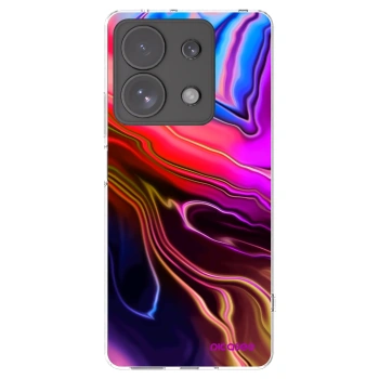 Picasee Xiaomi Redmi Note 13 Pro 4G Hülle - Transparentes Silikon - Electric
