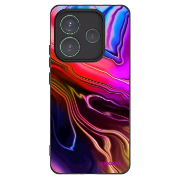 Picasee Xiaomi Redmi Note 14 5G Hülle - Schwarzes Silikon - Electric