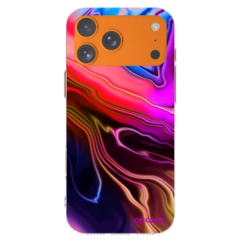 Picasee Apple iPhone 17 Pro Max Hülle - Transparentes Silikon - Electric