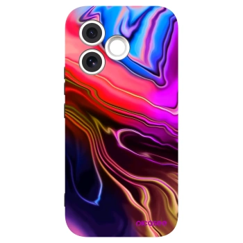 Picasee Honor 600 Lite Hülle - Schwarzes Silikon - Electric