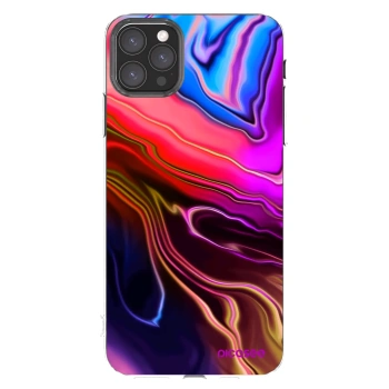 Picasee Apple iPhone 11 Pro Max Hülle - Transparentes Silikon - Electric
