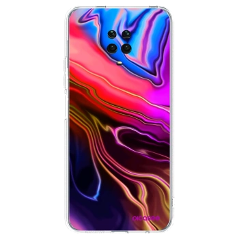Picasee Xiaomi Redmi Note 9 Pro Hülle - Transparentes Silikon - Electric