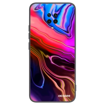 Picasee Xiaomi Redmi Note 9S Hülle - Schwarzes Silikon - Electric