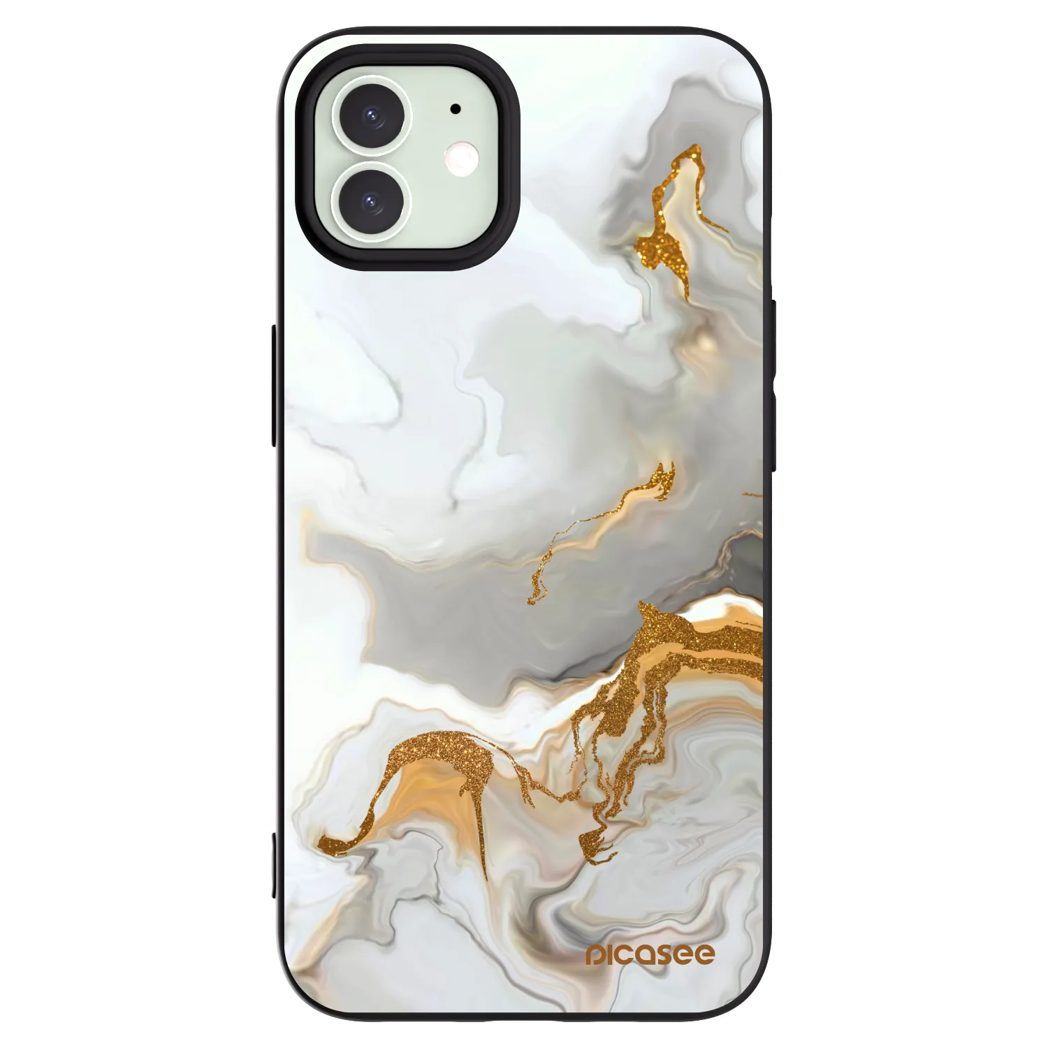 Picasee Apple iPhone 12 Pro Hülle - Schwarzes Silikon - Her