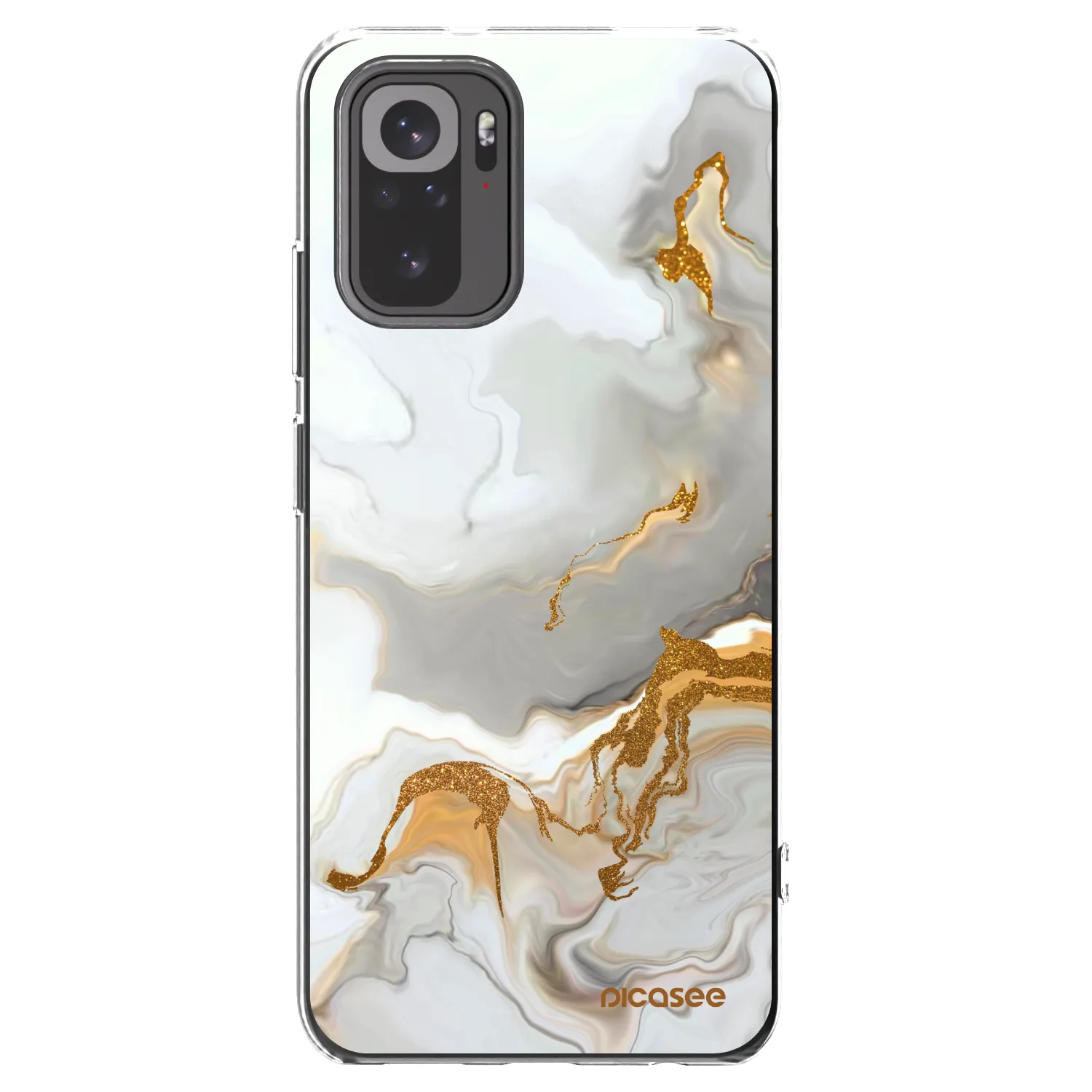 Picasee Xiaomi Redmi Note 10 Hülle - Transparentes Silikon - Her