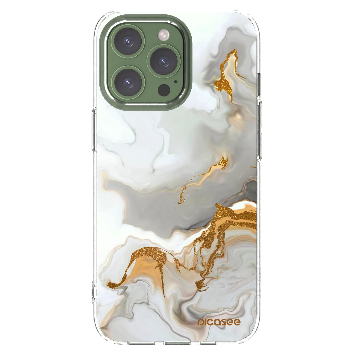 Picasee Apple iPhone 13 Pro Hülle - Transparentes Silikon - Her