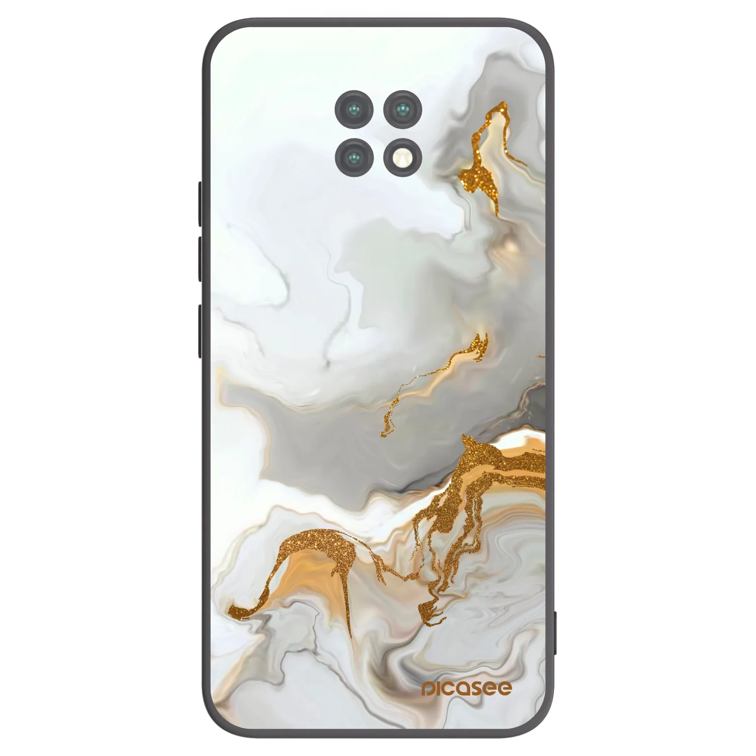 Picasee Xiaomi Redmi Note 9T Hülle - Schwarzes Silikon - Her