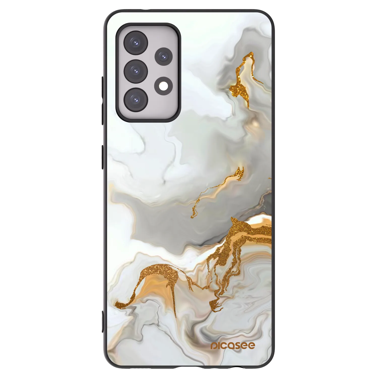 Picasee Samsung Galaxy A52s 5G A528B Hülle - Schwarzes Silikon - Her