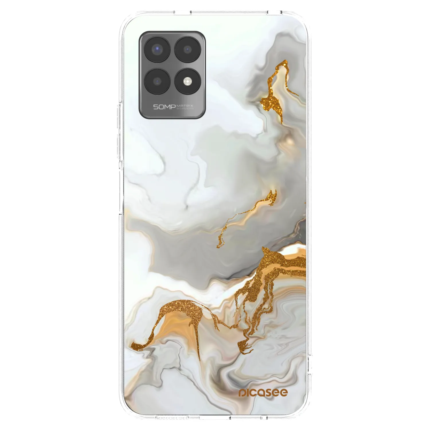 Picasee Realme 8i Hülle - Transparentes Silikon - Her