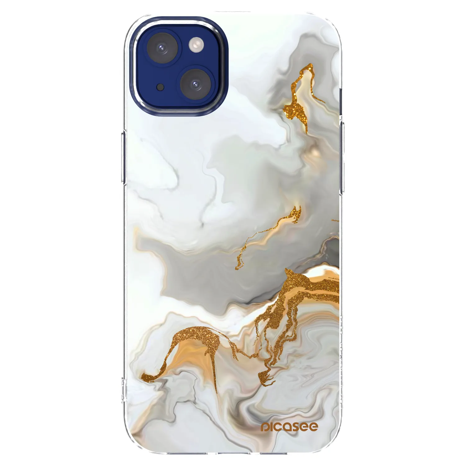 Picasee Apple iPhone 14 Plus Hülle - Transparentes Silikon - Her