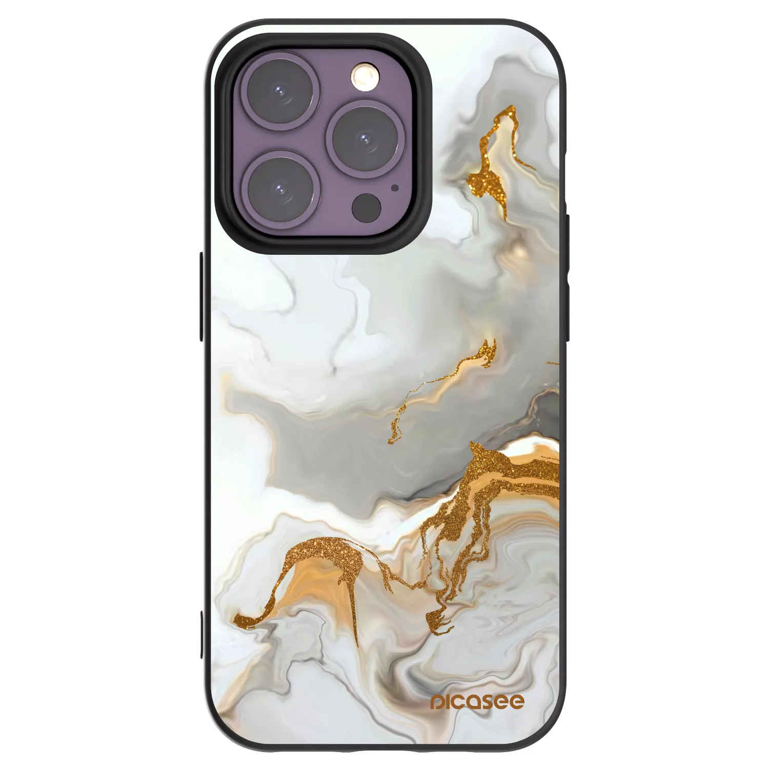 Picasee Apple iPhone 14 Pro Hülle - Schwarzes Silikon - Her