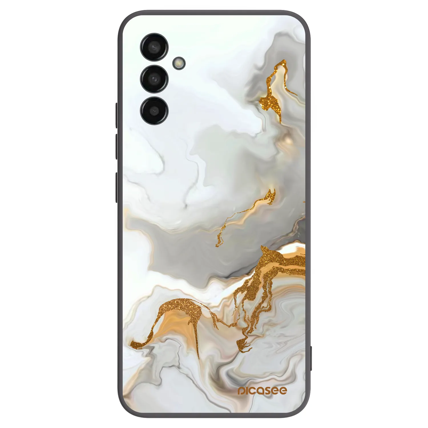 Picasee Samsung Galaxy M13 M135F Hülle - Schwarzes Silikon - Her