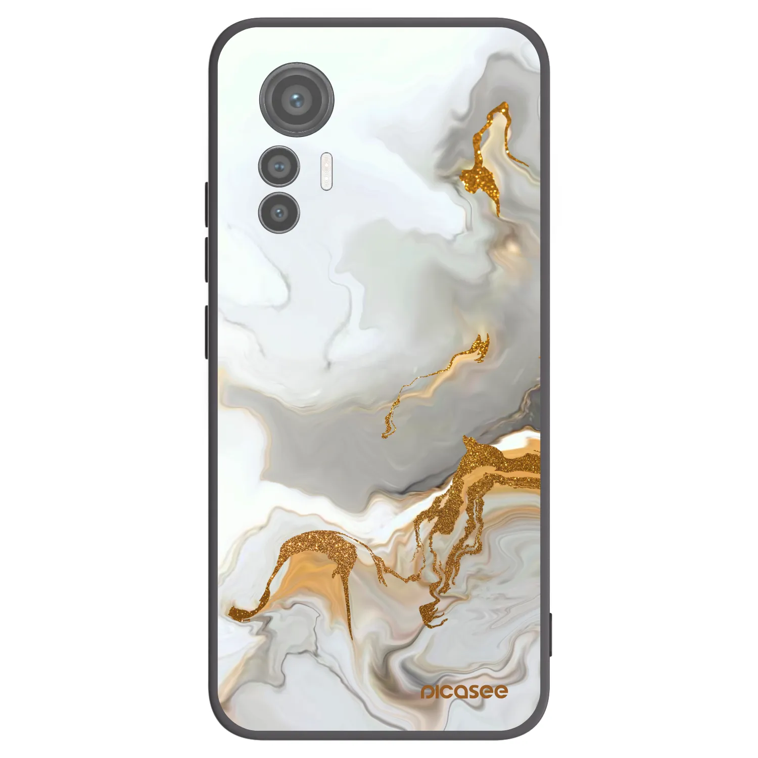 Picasee Xiaomi 12 Lite Hülle - Schwarzes Silikon - Her