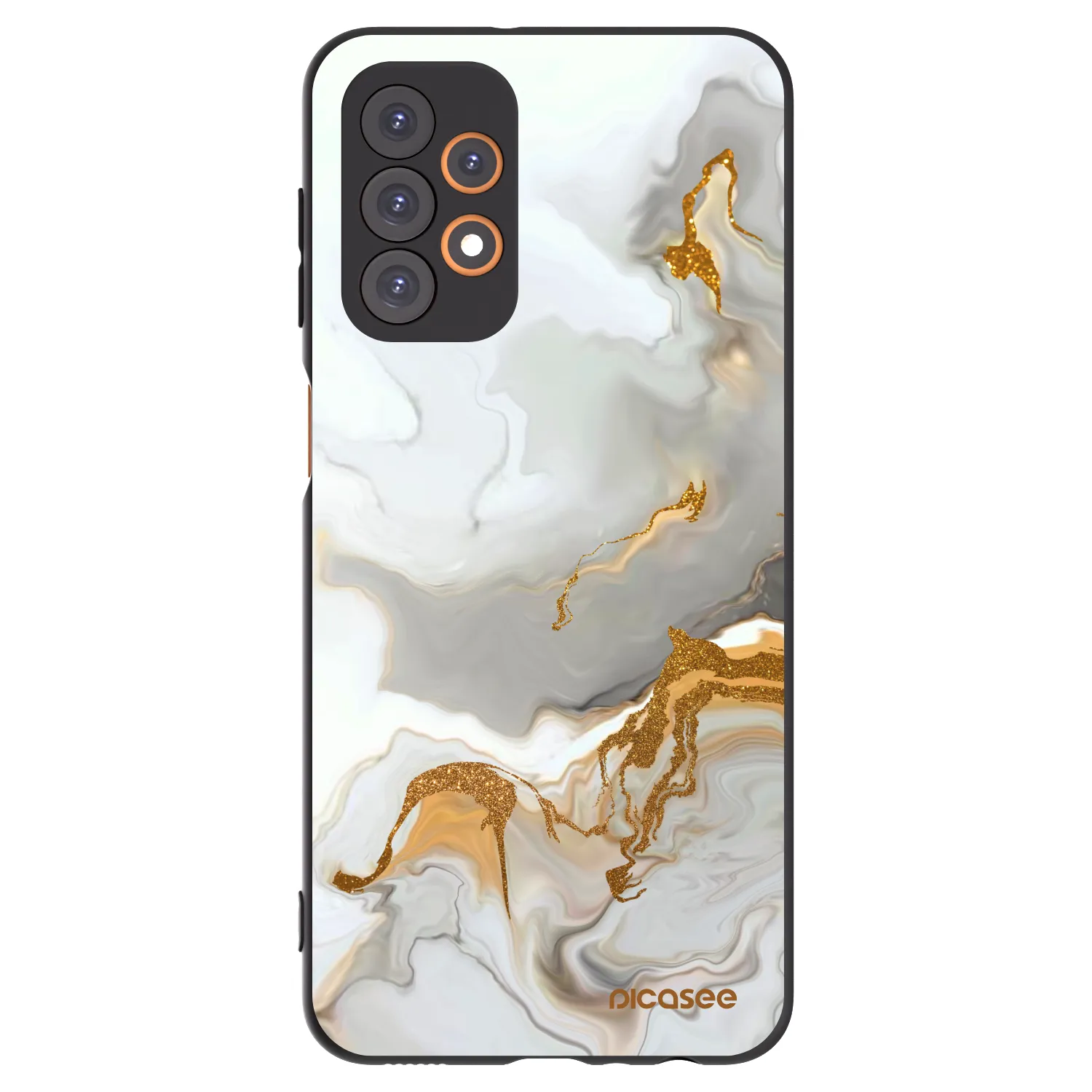 Picasee Samsung Galaxy A23 A235F 4G Hülle - Schwarzes Silikon - Her