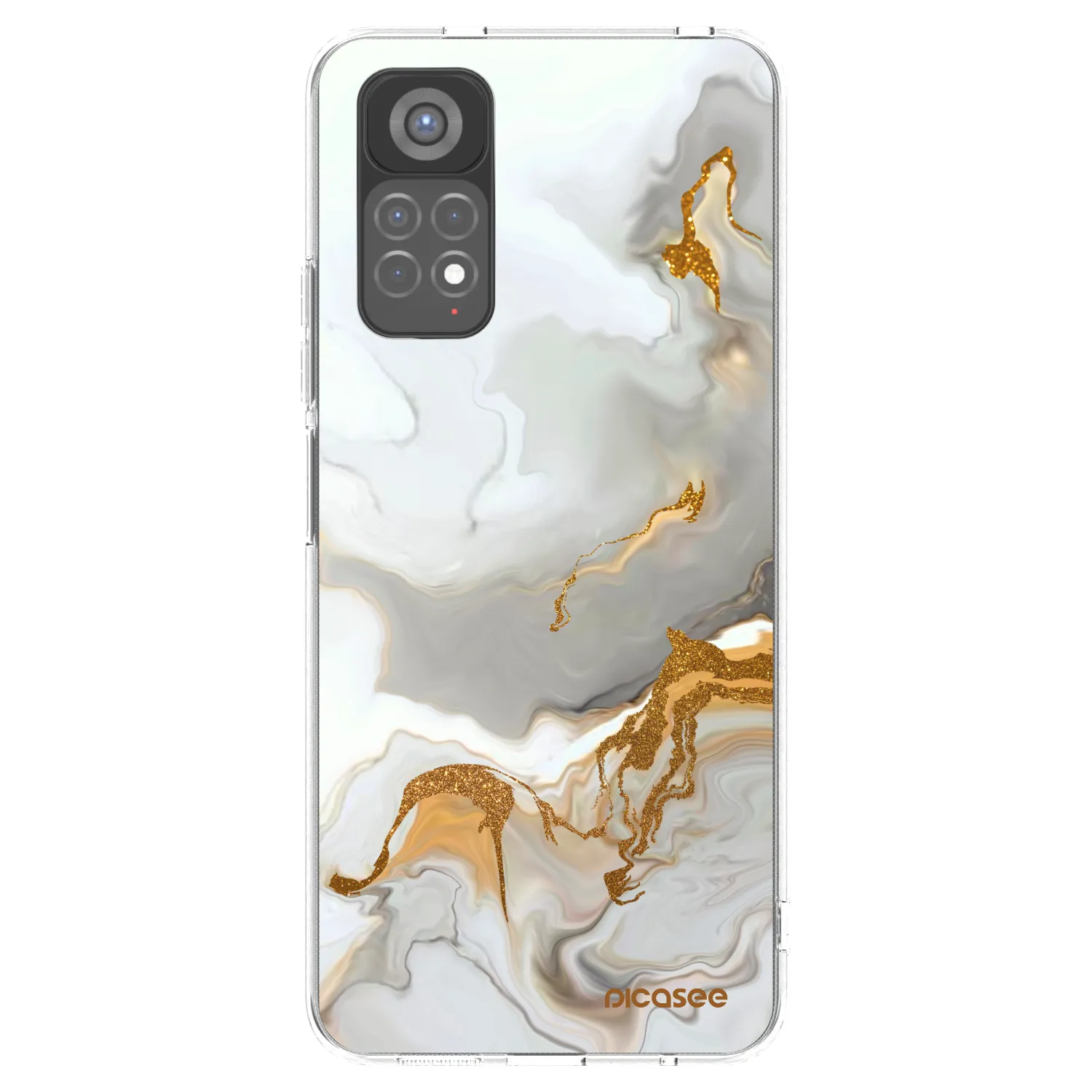 Picasee Xiaomi Redmi Note 11S 5G Hülle - Transparentes Silikon - Her