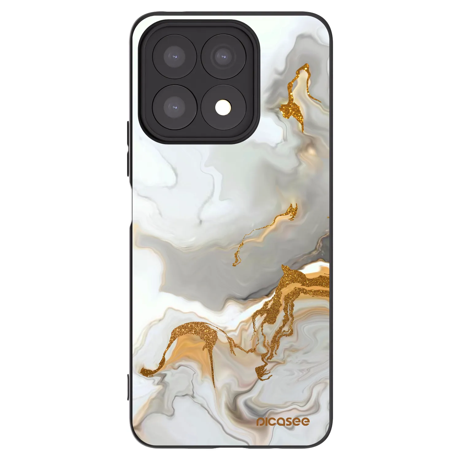 Picasee Honor X8a Hülle - Schwarzes Silikon - Her