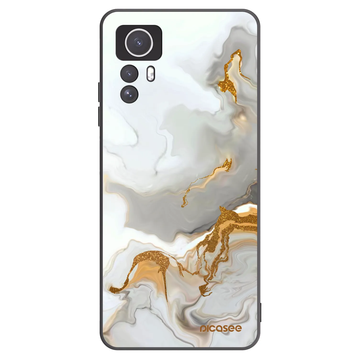 Picasee Xiaomi Redmi Note 12S Hülle - Schwarzes Silikon - Her