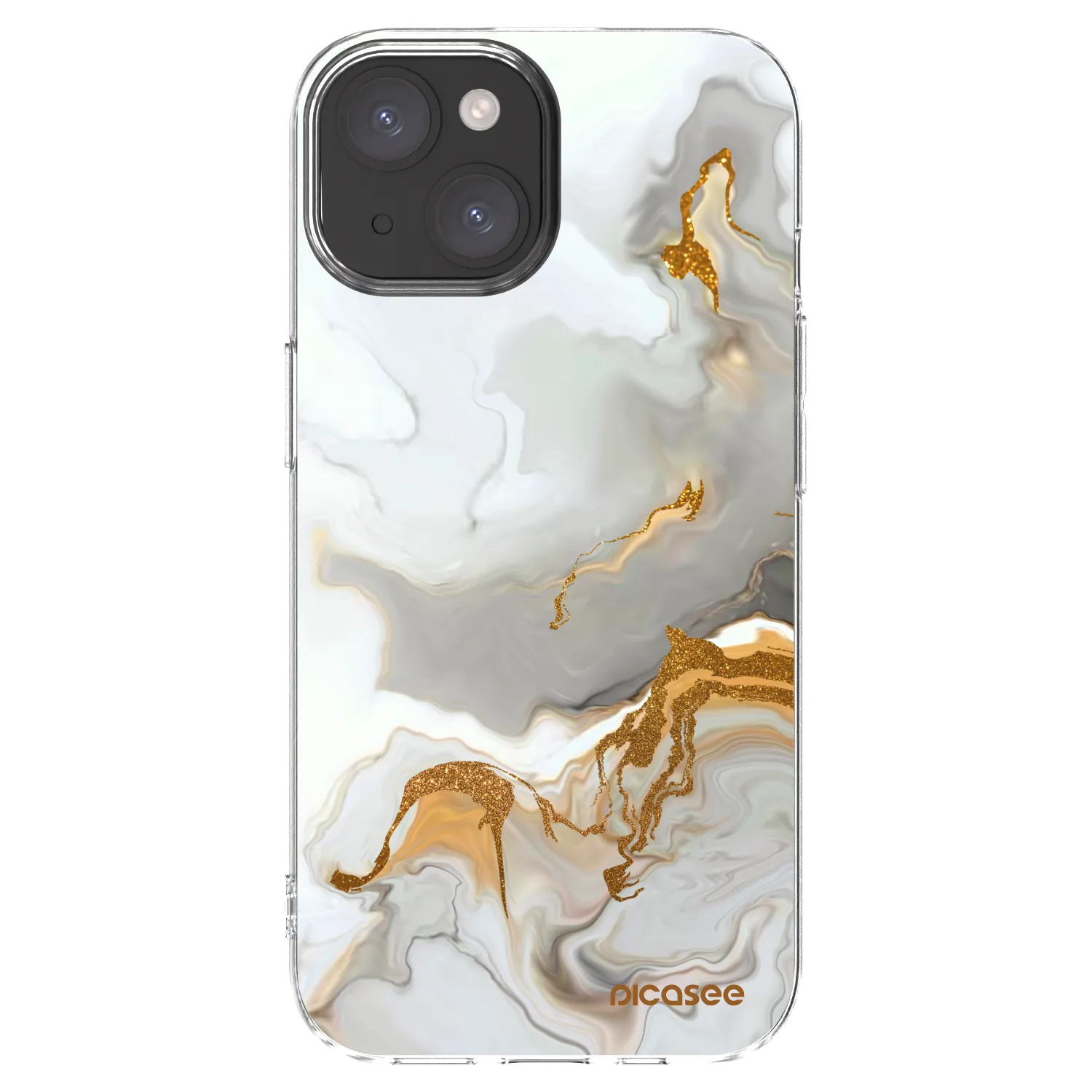 Picasee Apple iPhone 15 Hülle - Transparentes Silikon - Her