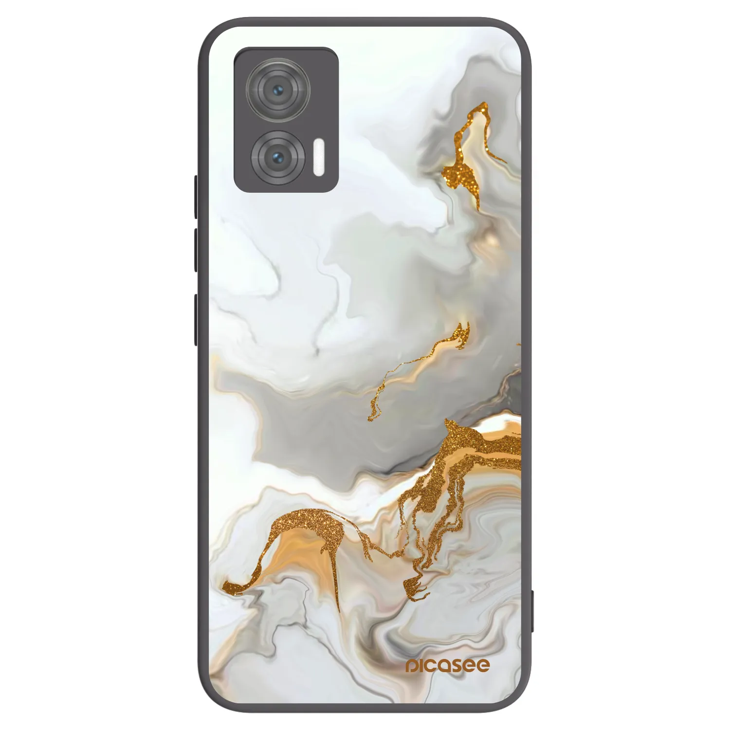 Picasee Motorola Edge 30 Neo Hülle - Schwarzes Silikon - Her