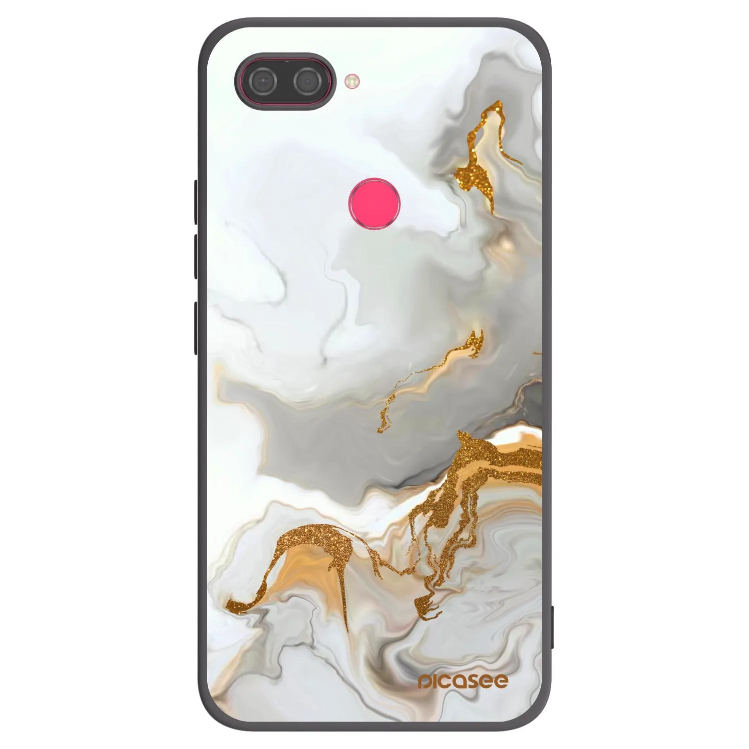 Picasee Xiaomi Mi 8 Lite Hülle - Schwarzes Silikon - Her