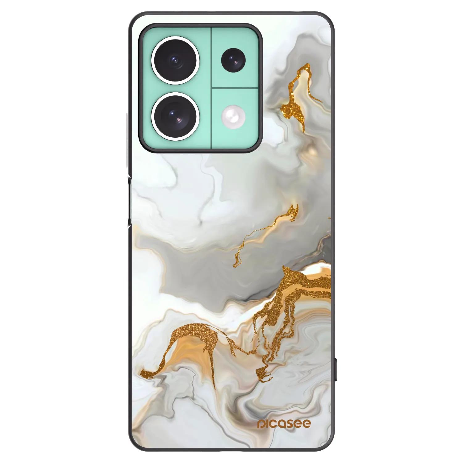 Picasee Xiaomi Redmi Note 13 5G Hülle - Schwarzes Silikon - Her