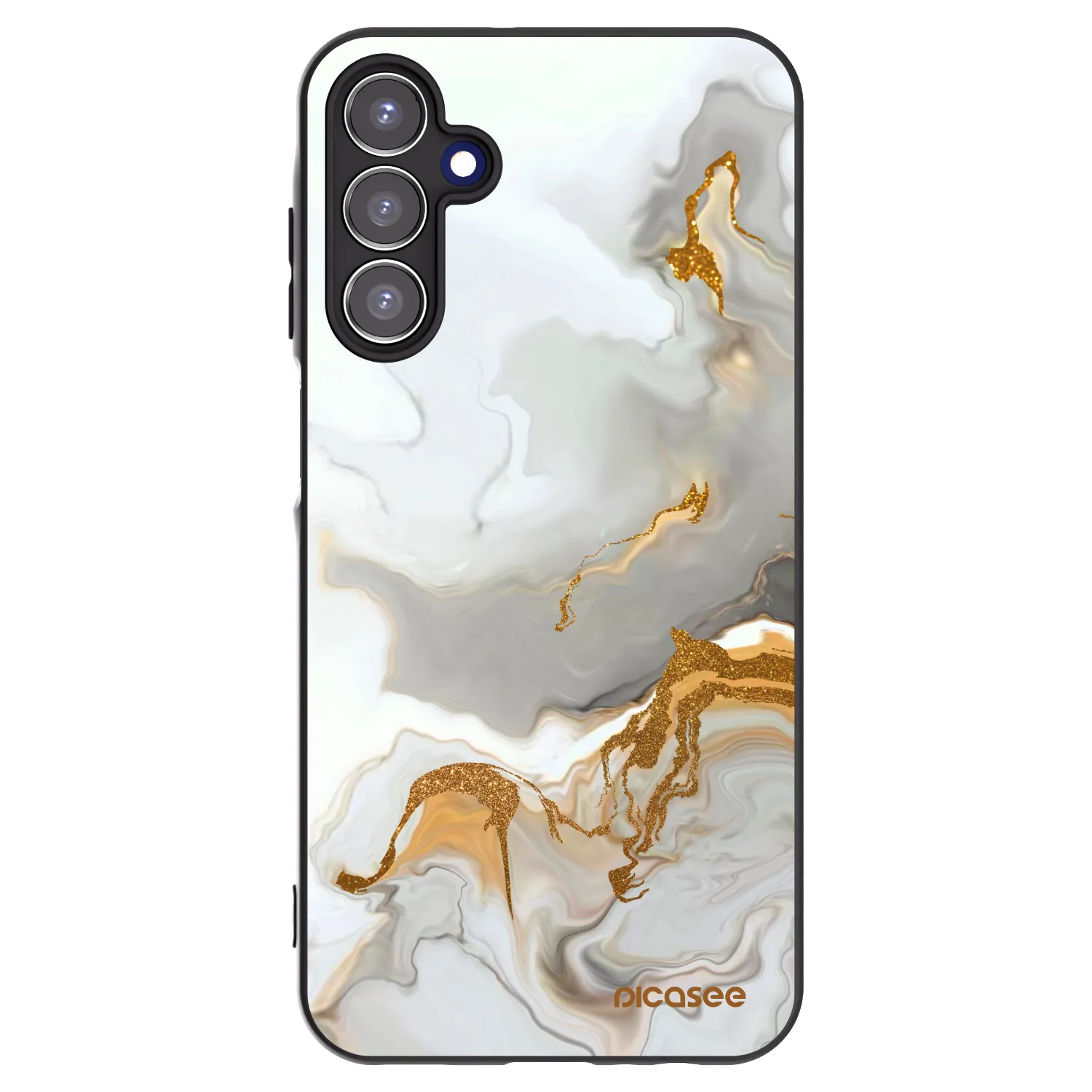 Picasee Samsung Galaxy A15 A155F 4G Hülle - Schwarzes Silikon - Her