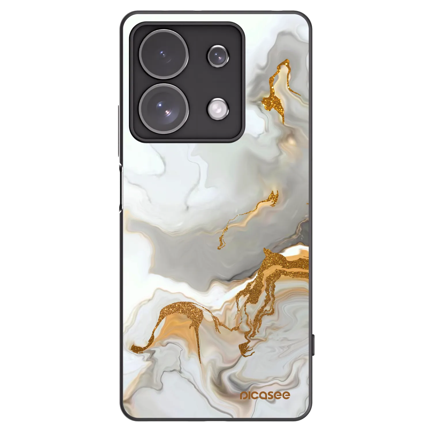 Picasee Xiaomi Redmi Note 13 Pro 4G Hülle - Schwarzes Silikon - Her