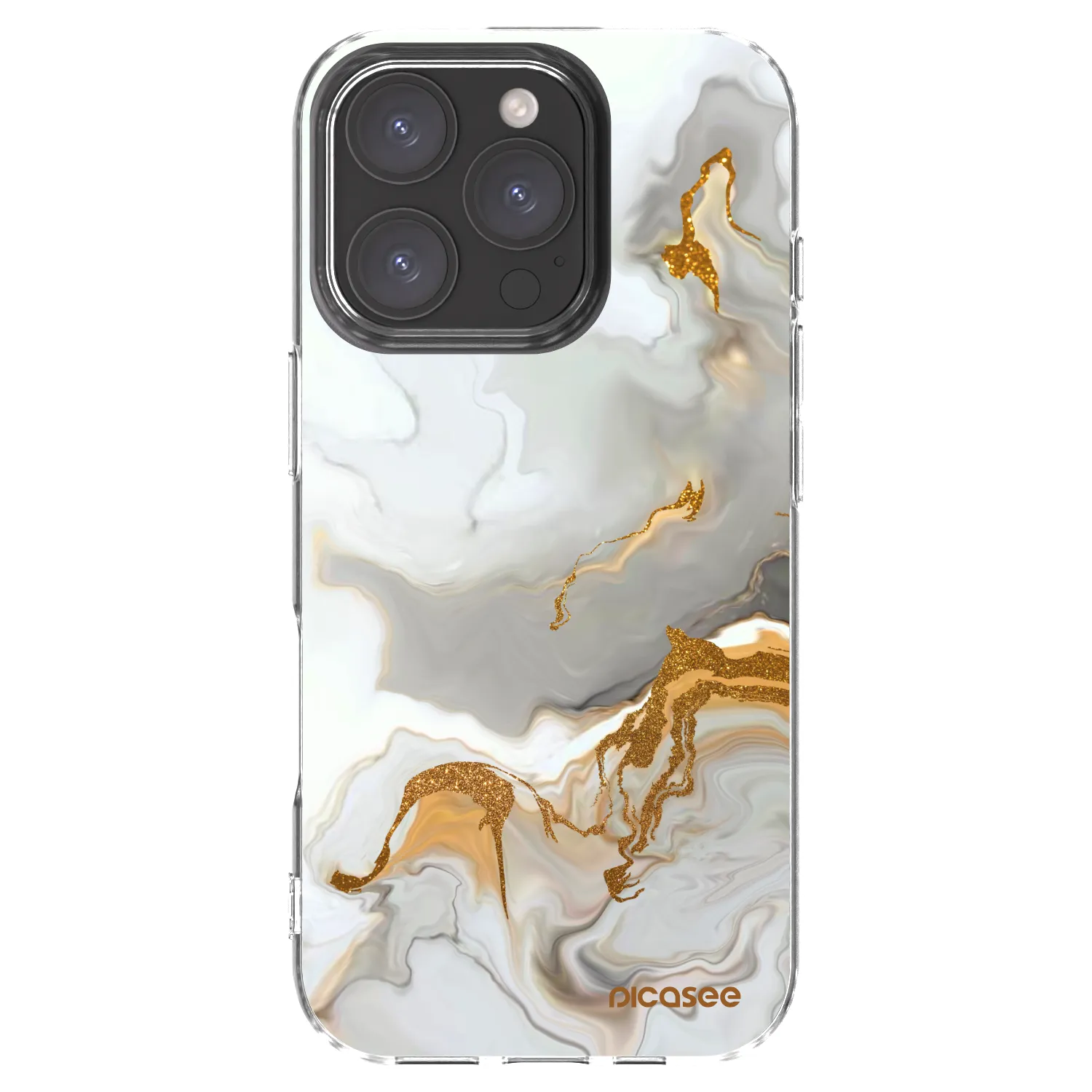 Picasee Apple iPhone 16 Pro Hülle - Transparentes Silikon - Her