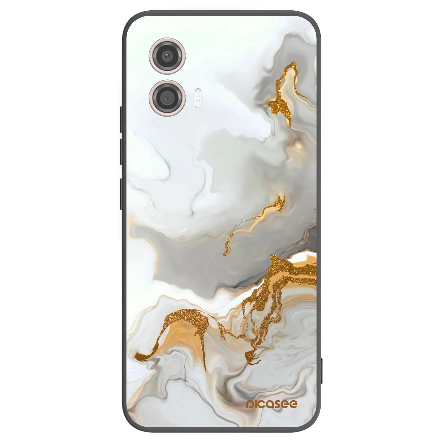 Picasee Motorola Moto G53 5G Hülle - Schwarzes Silikon - Her