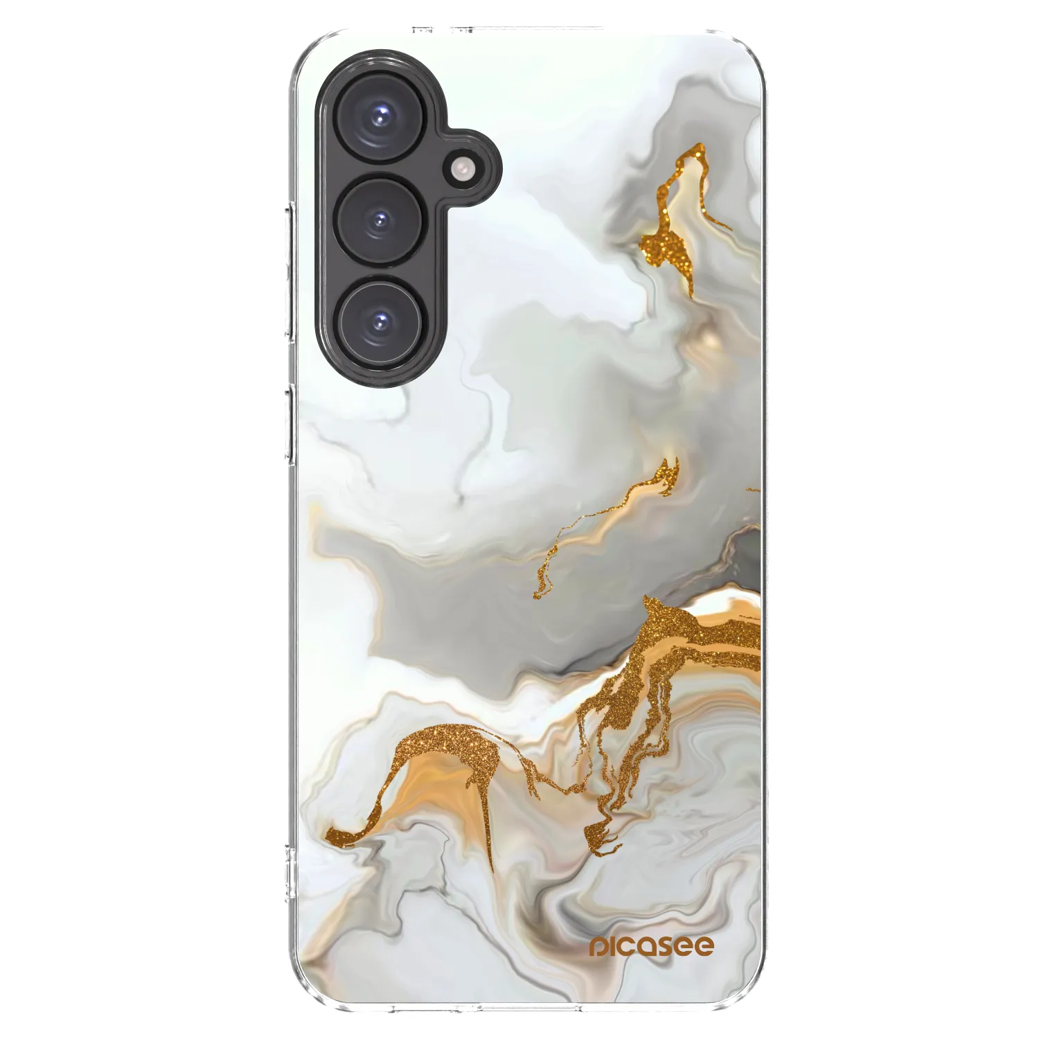 Picasee Samsung Galaxy S24 FE S721B Hülle - Transparentes Silikon - Her
