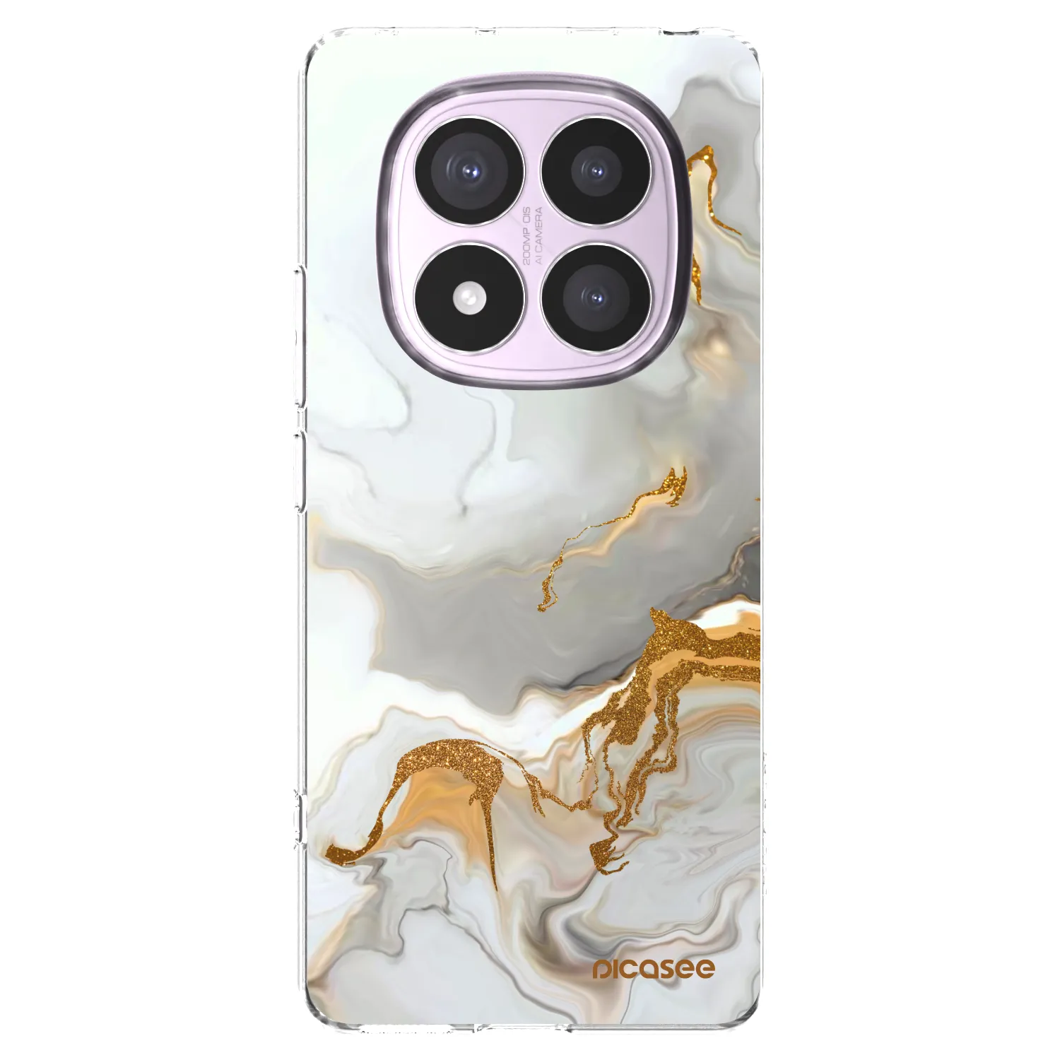 Picasee Xiaomi Redmi Note 14 Pro 4G Hülle - Transparentes Silikon - Her