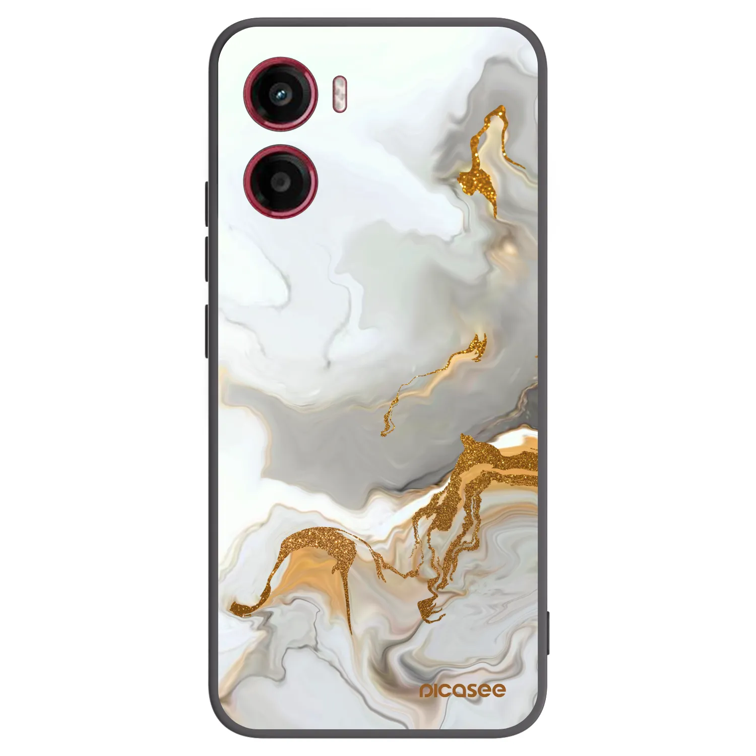 Picasee Motorola Moto G05 Hülle - Schwarzes Silikon - Her