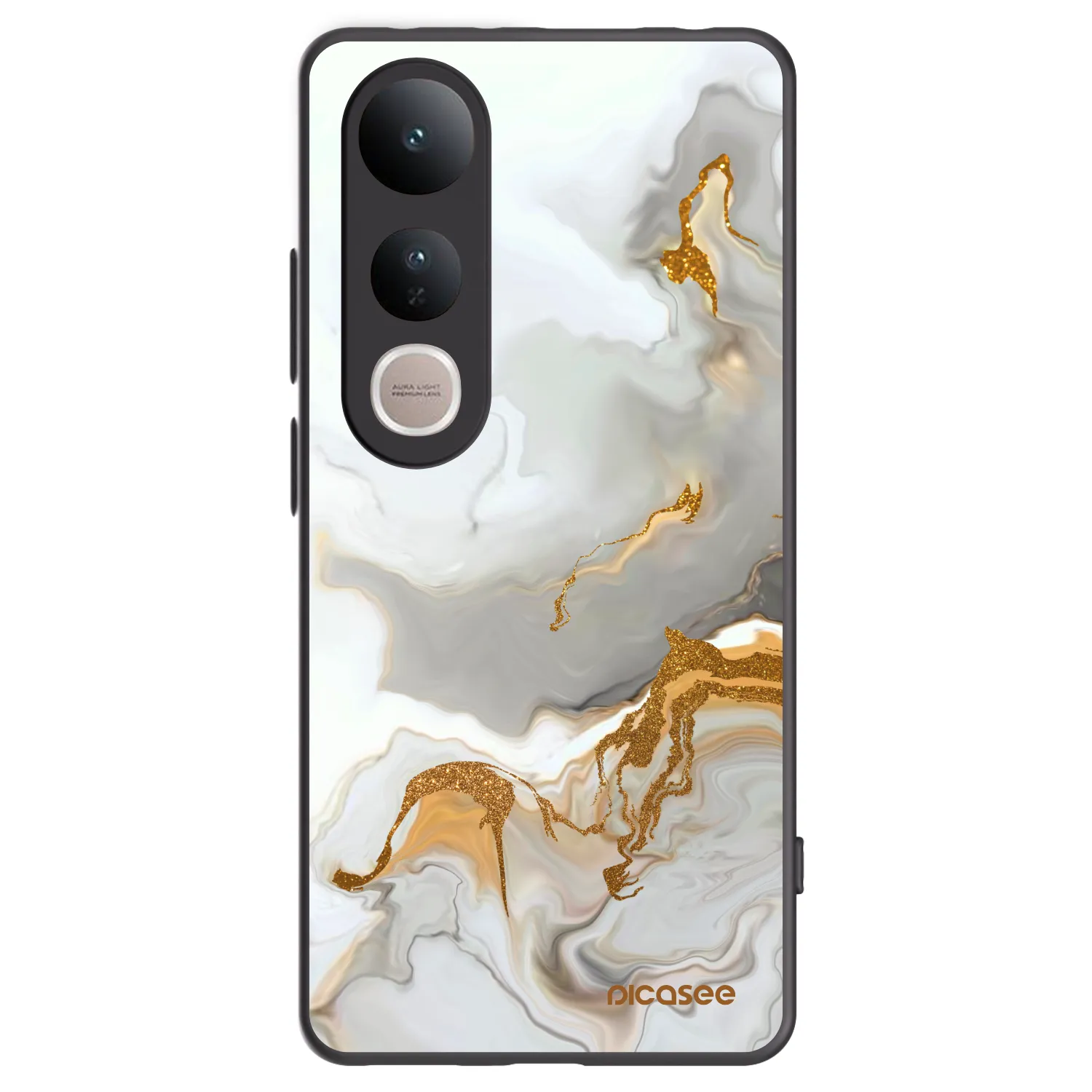 Picasee Vivo V50 Lite 5G Hülle - Schwarzes Silikon - Her