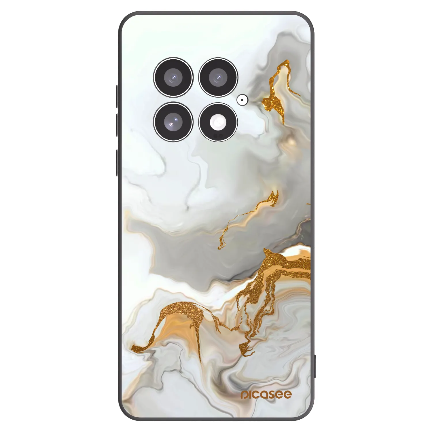 Picasee OnePlus 13 5G Hülle - Schwarzes Silikon - Her