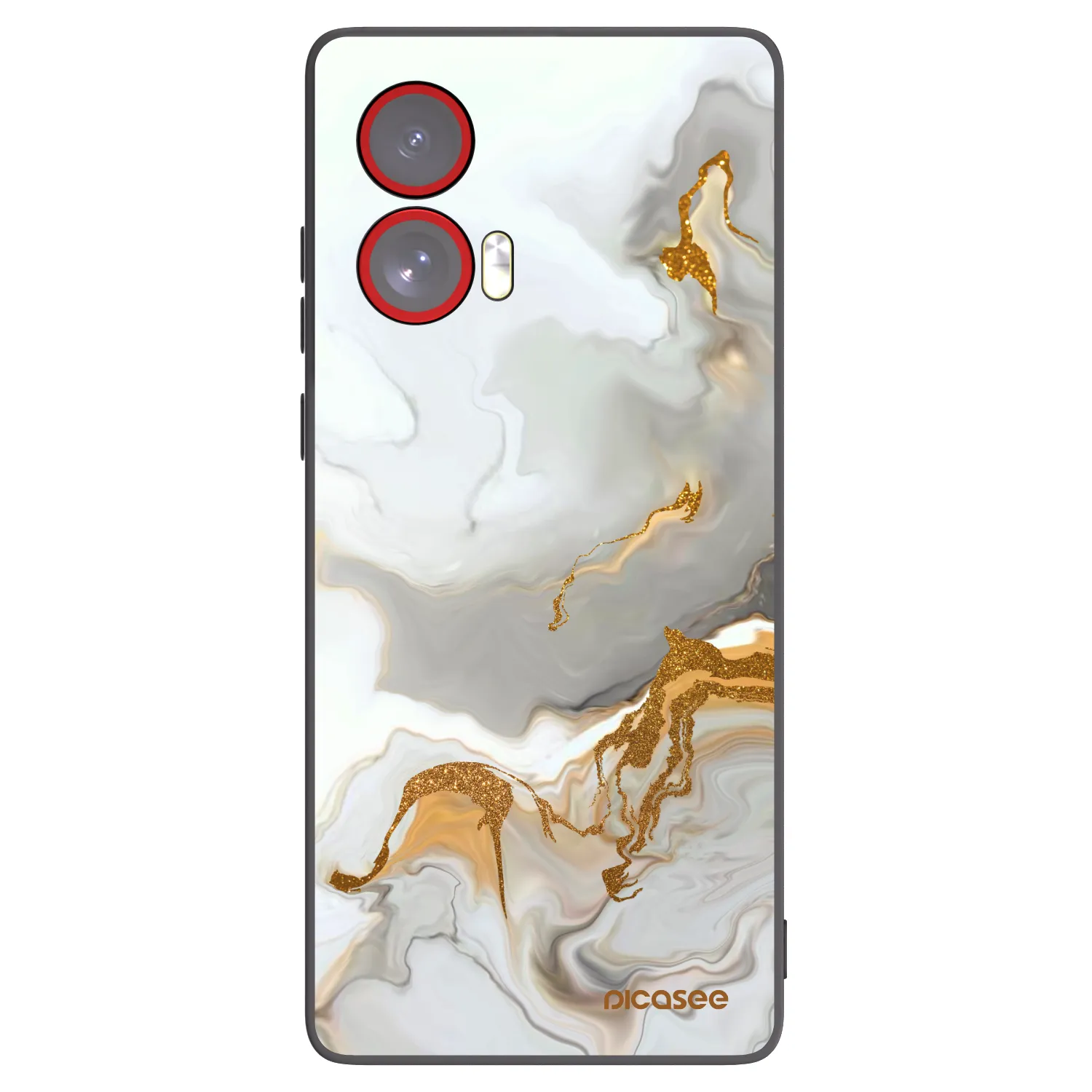 Picasee Motorola Edge 50 Fusion Hülle - Schwarzes Silikon - Her