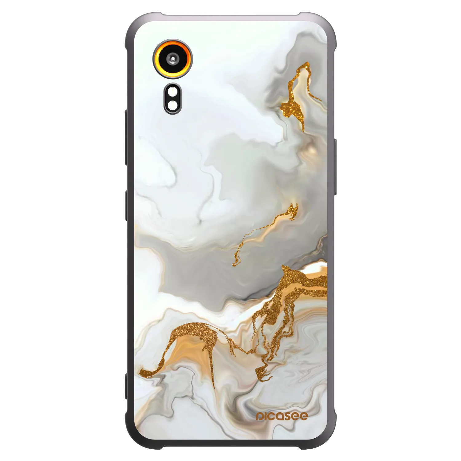 Picasee Samsung Galaxy Xcover 7 Hülle - Schwarzes Silikon - Her