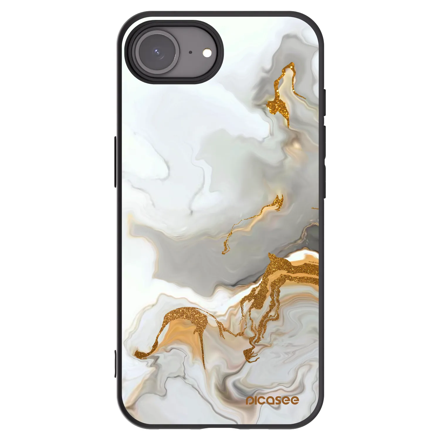 Picasee Apple iPhone 17e Hülle - Schwarzes Silikon - Her