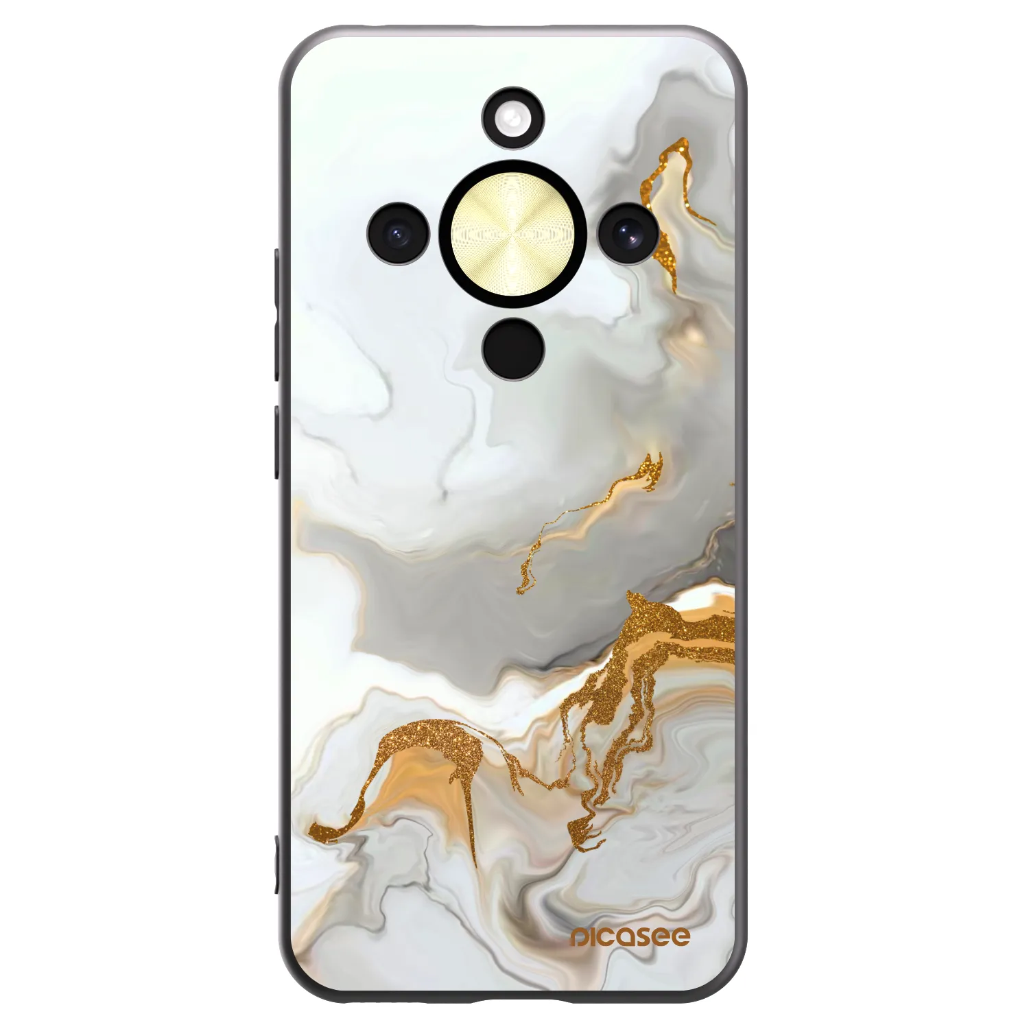 Picasee Honor Magic8 Lite 5G Hülle - Schwarzes Silikon - Her