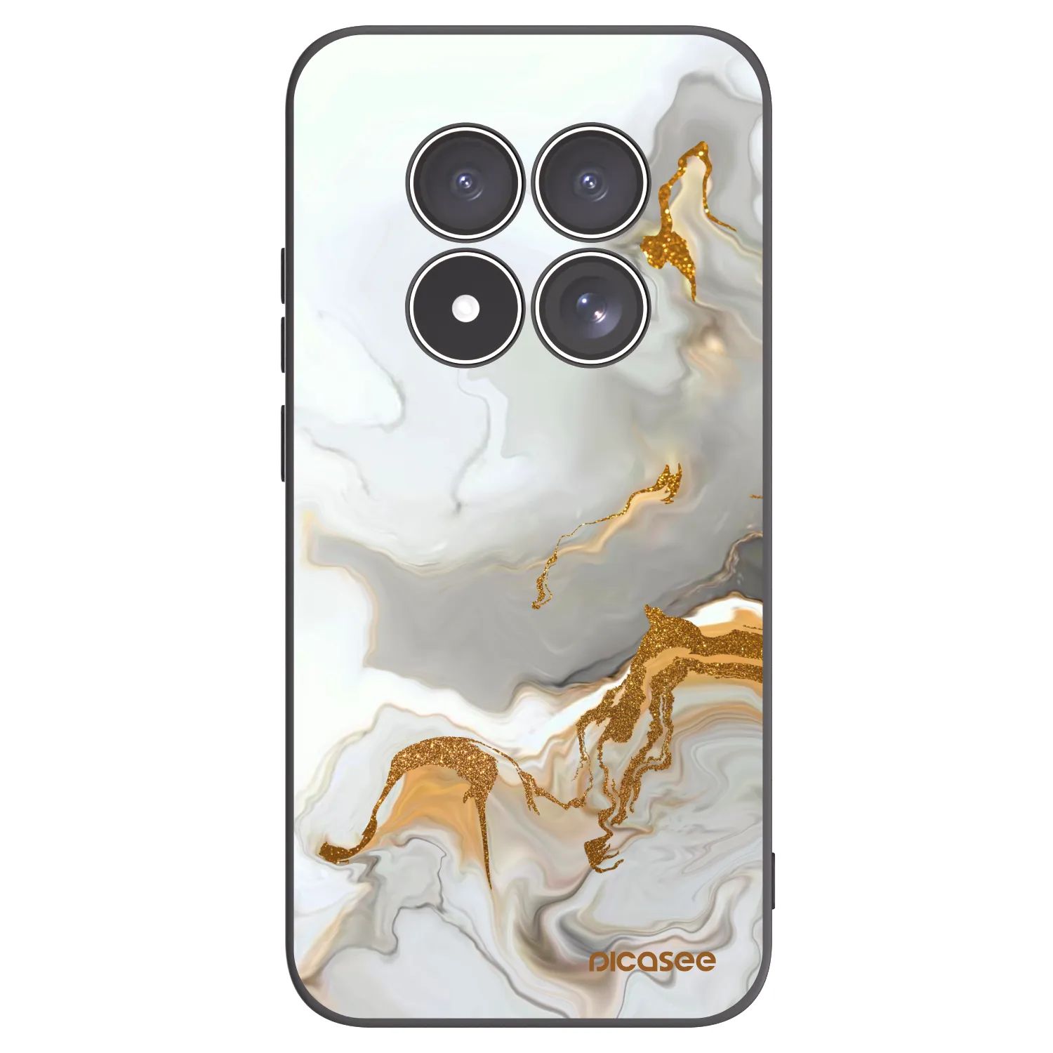 Picasee Xiaomi Redmi Note 15 Pro 5G Hülle - Schwarzes Silikon - Her