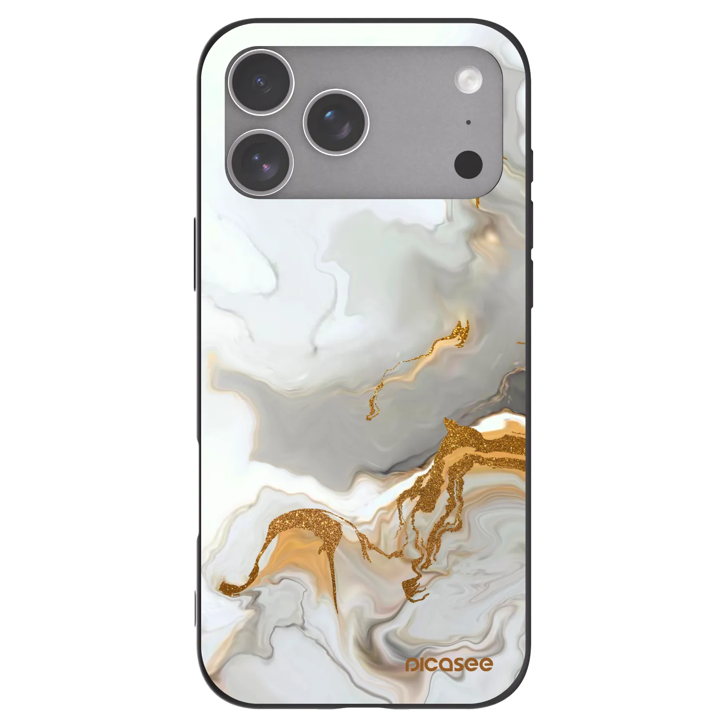 Picasee Apple iPhone 18 Pro Max Hülle - Schwarzes Silikon - Her