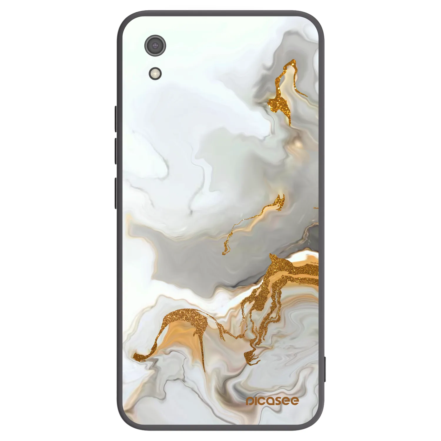 Picasee Xiaomi Redmi 7A Hülle - Schwarzes Silikon - Her