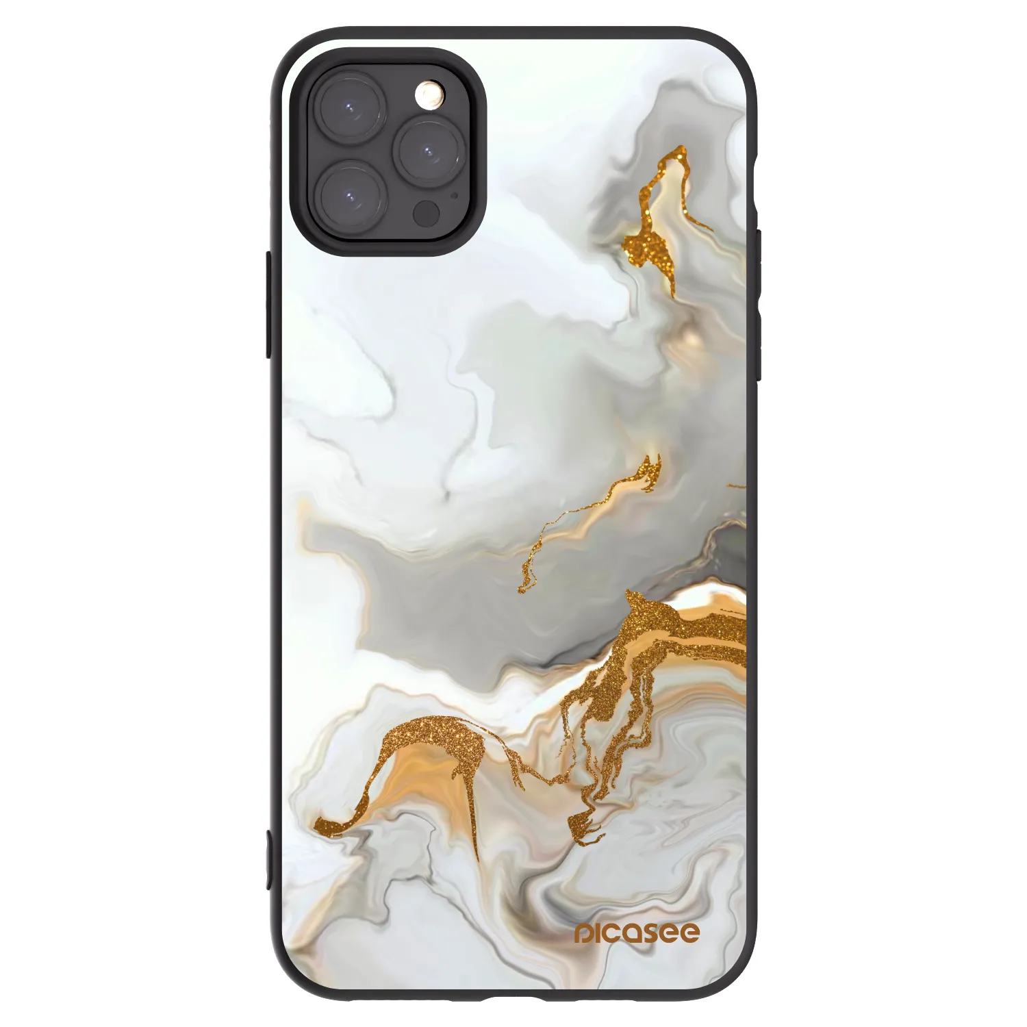Picasee Apple iPhone 11 Pro Max Hülle - Schwarzes Silikon - Her