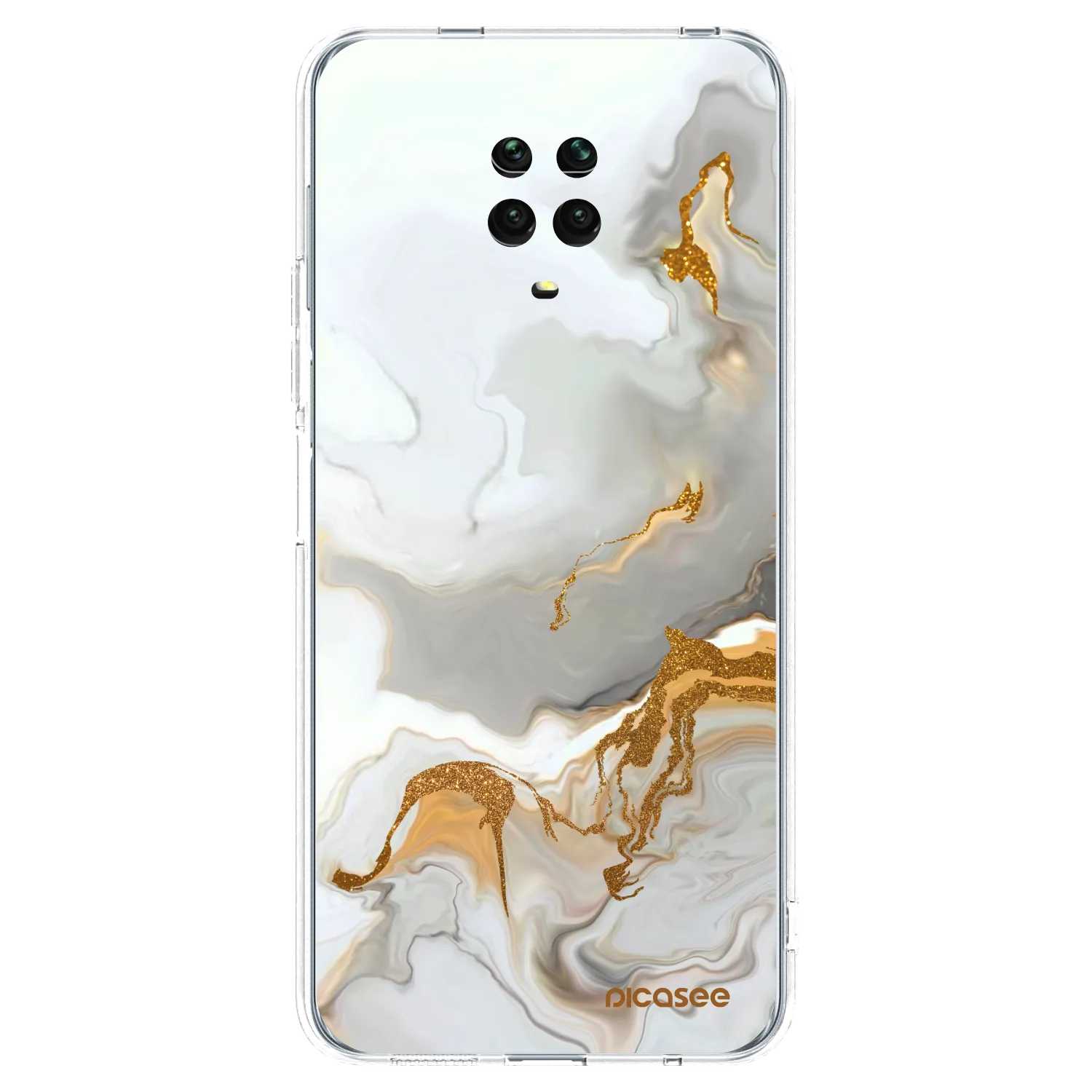 Picasee Xiaomi Redmi Note 9 Pro Hülle - Transparentes Silikon - Her