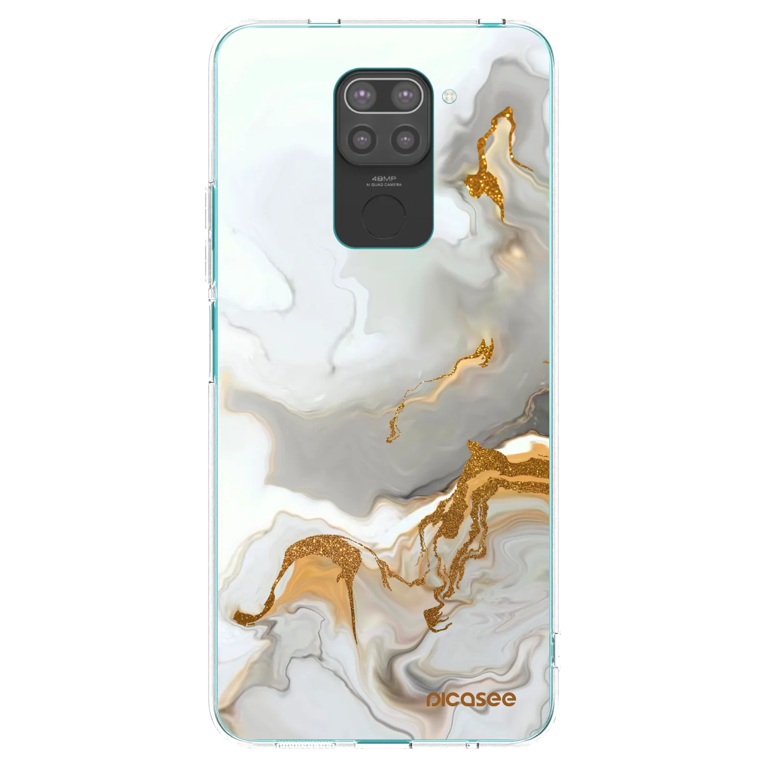 Picasee Xiaomi Redmi Note 9 Hülle - Schwarzes Silikon - Her