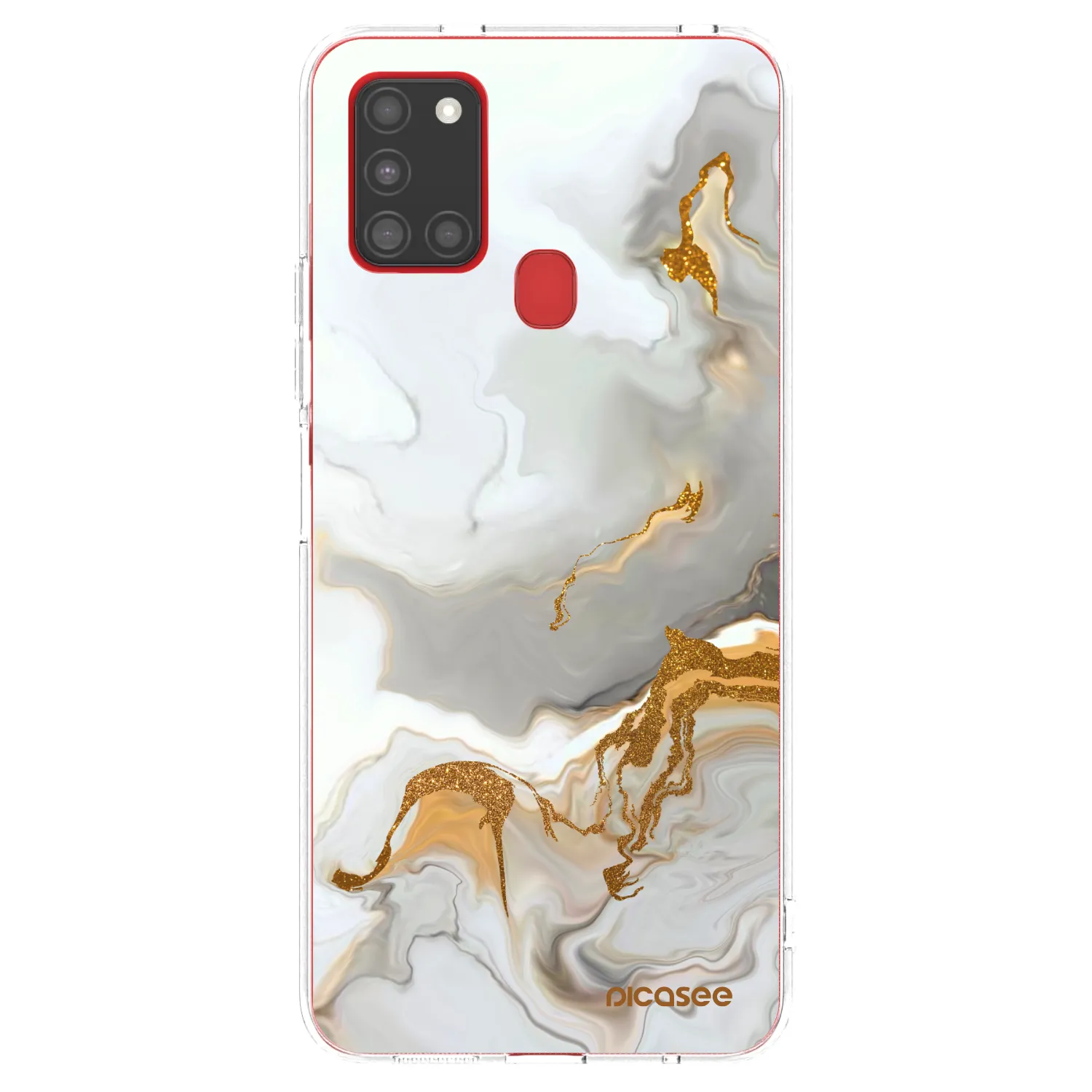 Picasee Samsung Galaxy A21s Hülle - Transparentes Silikon - Her