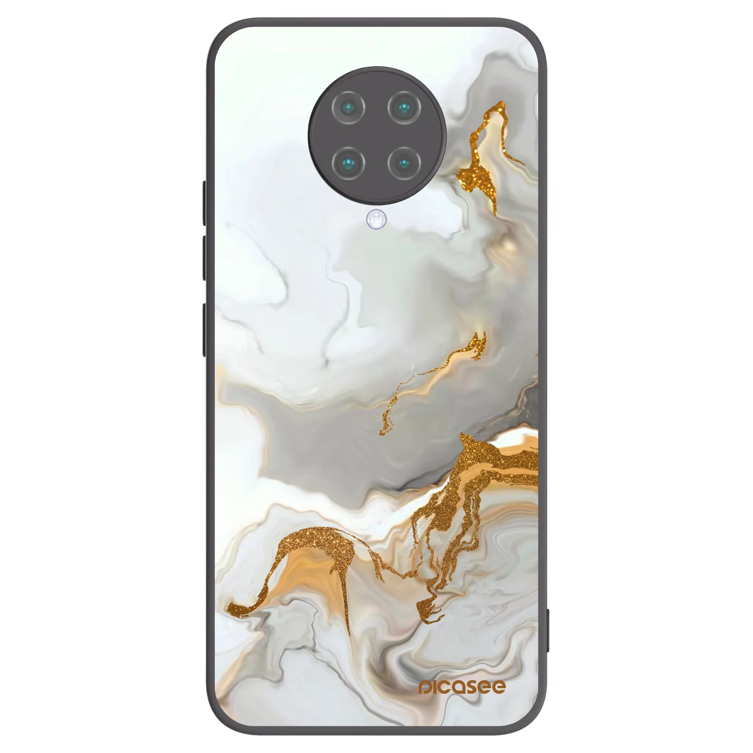 Picasee Xiaomi Poco F2 Pro Hülle - Schwarzes Silikon - Her