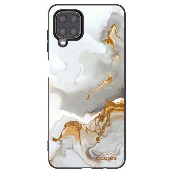Picasee Samsung Galaxy A12 A125F Hülle - Schwarzes Silikon - Her