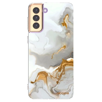 Picasee Samsung Galaxy S21+ 5G G996F Hülle - Transparentes Silikon - Her
