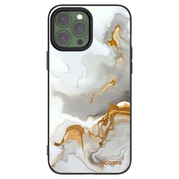 Picasee Apple iPhone 13 Pro Max Hülle - Schwarzes Silikon - Her